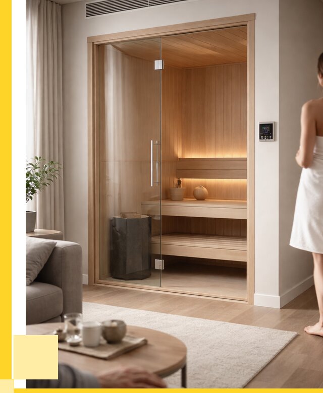 Сауна в квартире под ключ в Жигулёвске от 121428 р. ЭриданЖгл