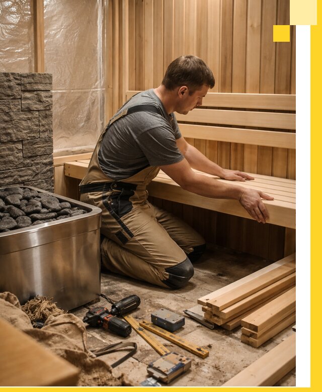 Сауны для дома под ключ с проектированием и монтажом в Жигулёвске