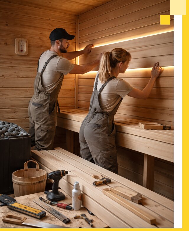 Дизайн саун и бань под ключ с индивидуальным проектом в Жигулёвске