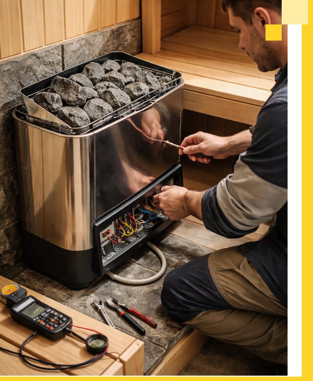 Продажа и установка электрокаменок для саун в Жигулёвске