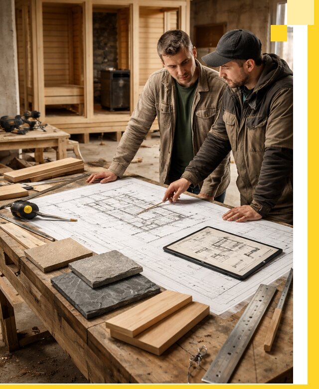 Проекты бань под ключ и планы строительства в Жигулёвске