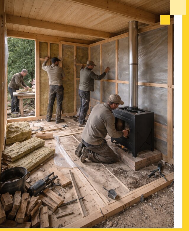 Профессиональный монтаж бань под ключ в Жигулёвске для дома