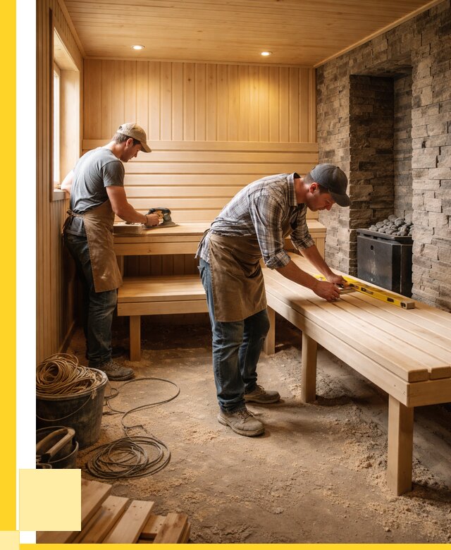 Отделка бани в Жигулёвске: внутренняя отделка от 3036 р. | ЭриданЖгл