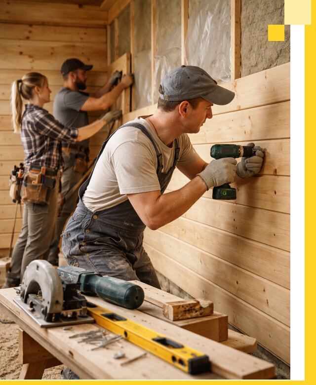 Обшивка бань под ключ в Жигулёвске: отделка стен и потолков