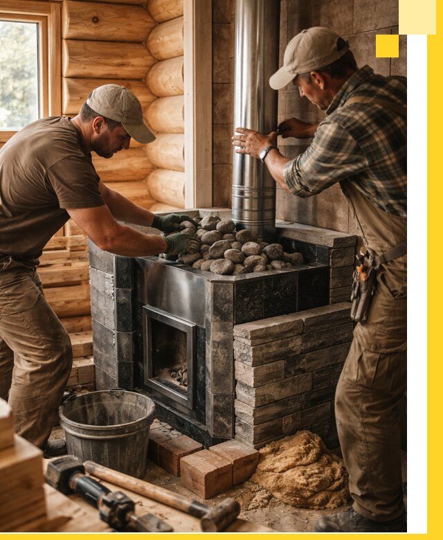 Строительство и отделка русских бань под ключ в Жигулёвске