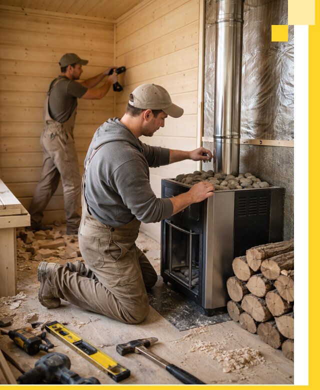 Строительство деревянных бань под ключ в Жигулёвске проекты и монтаж