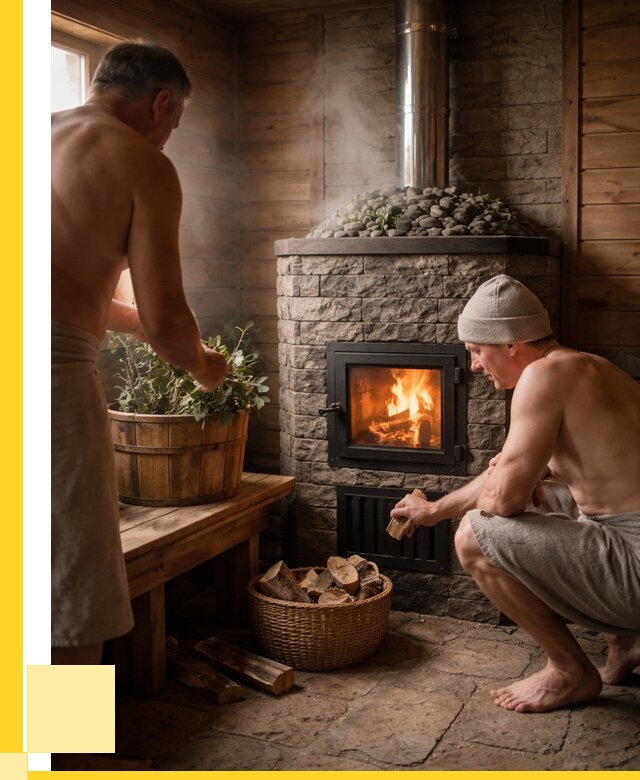 Банные печи под ключ в Жигулёвске от 45536 р. | ЭриданЖгл кирпичная