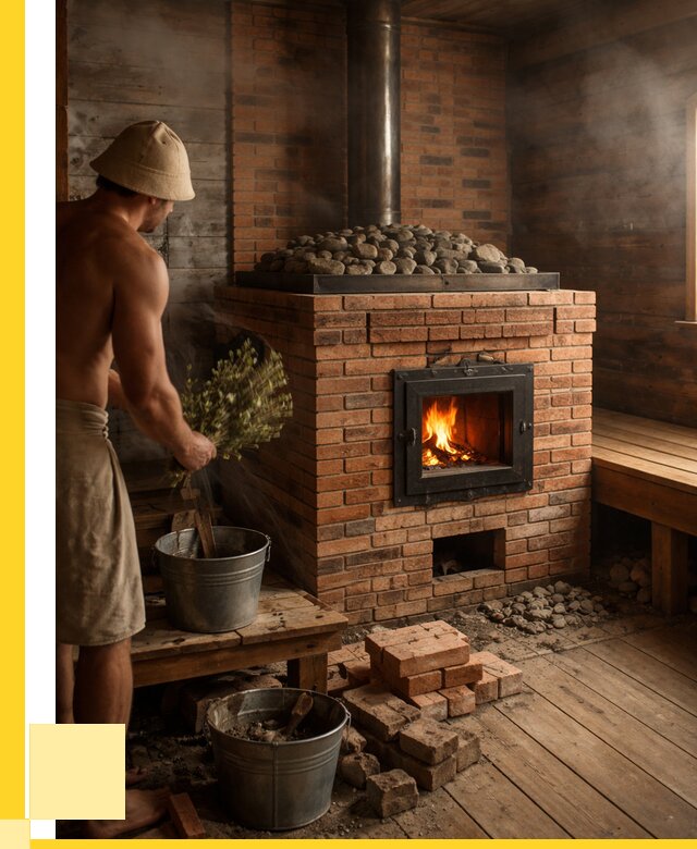 Кирпичные банные печи в Жигулёвске от 91071 р. | ЭриданЖгл