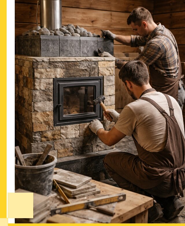 Облицовка банной печи в Жигулёвске от 15179 р. | ЭриданЖгл