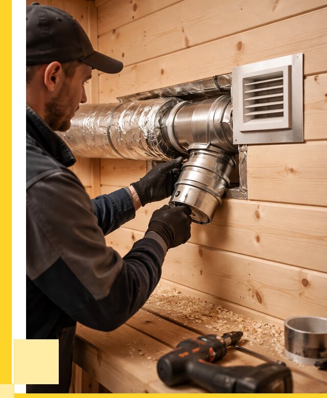 Монтаж вентиляции бани в Жигулёвске от 12143 р. | ЭриданЖгл