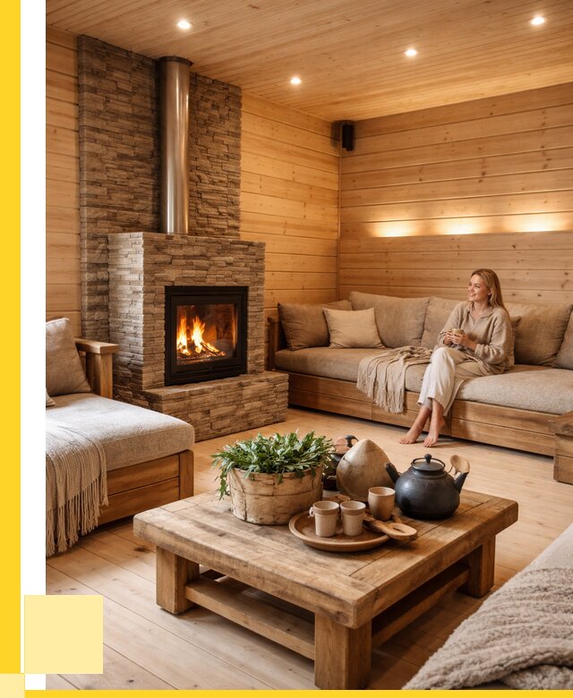 Проект бани с комнатой отдыха в Жигулёвске от 35417 р. | ЭриданЖгл