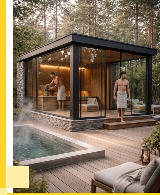 Стеклянные бани и двери в Жигулёвске от 455355 р. | ЭриданЖгл