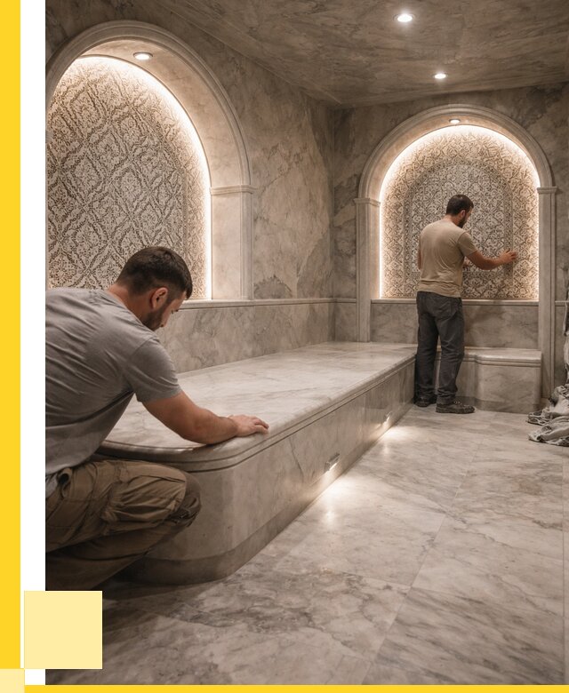 Турецкие бани под ключ в Жигулёвске от 252975 р. | ЭриданЖгл