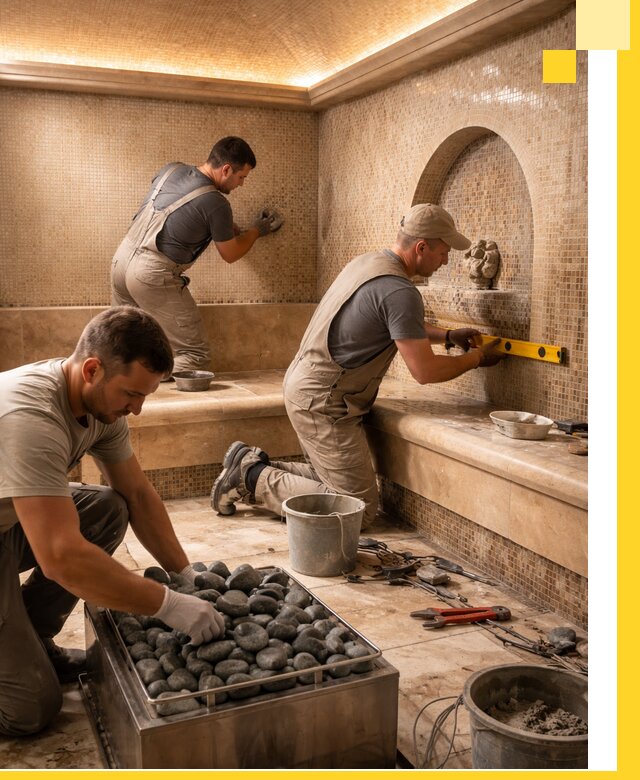 Проектирование и строительство хамама и сауны в Жигулёвске