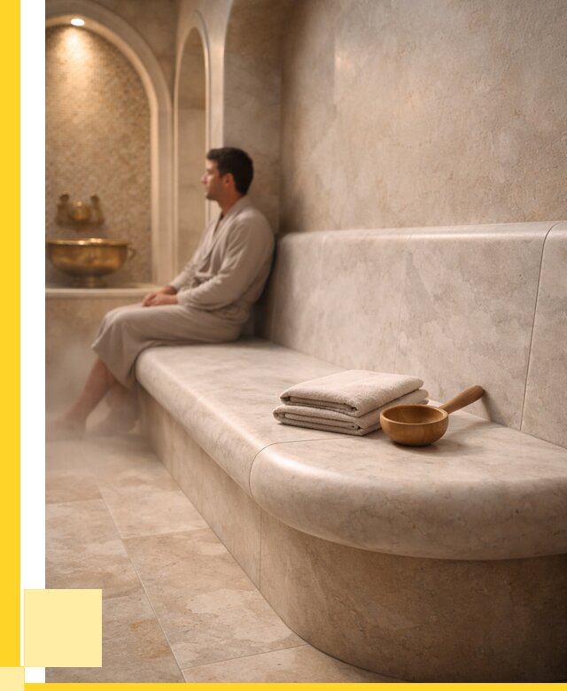 Сиденья для хамама в Жигулёвске под ключ от 12143 р. | ЭриданЖгл