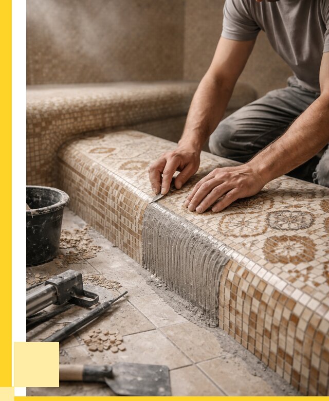 Плитка для хамама под ключ в Жигулёвске от 3542 р. | ЭриданЖгл