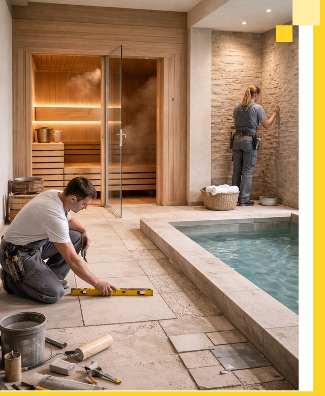 Комплексный дизайн и отделка интерьеров SPA под ключ в Жигулёвске